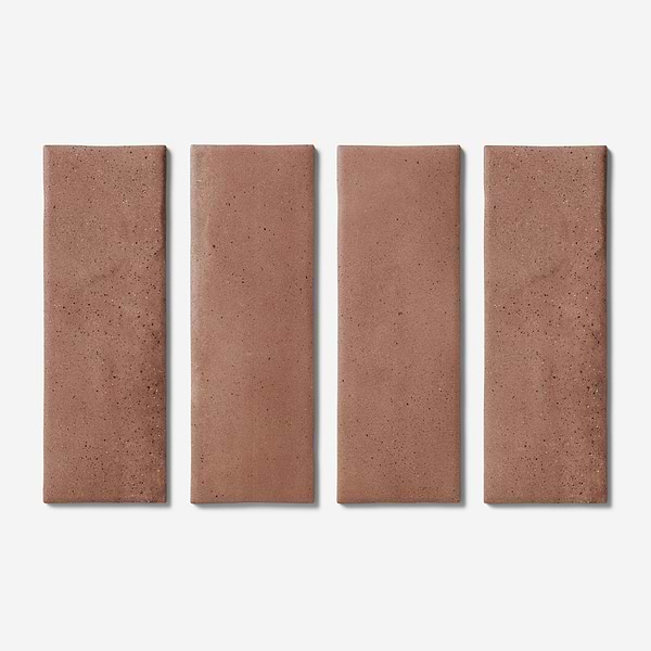 Telos Canyon Terracotta 4x12 Terracotta Look Matte Ceramic Tile in Terracotta, View 4, open zoomed image