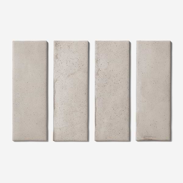 Telos Ivory White 4x12 Terracotta Look Matte Ceramic Tile, View 4, open zoomed image