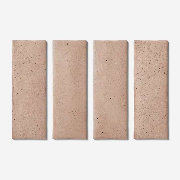 Telos Sand Beige 4x12 Terracotta Look Matte Ceramic Tile in Beige, View 4, open zoomed image