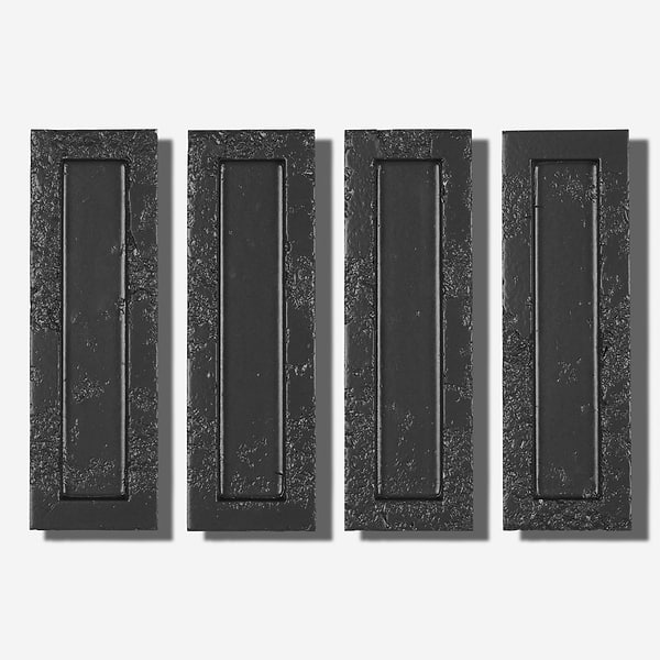 Arlo Antique Black 3x11 3D Textured Matte Ceramic Tile