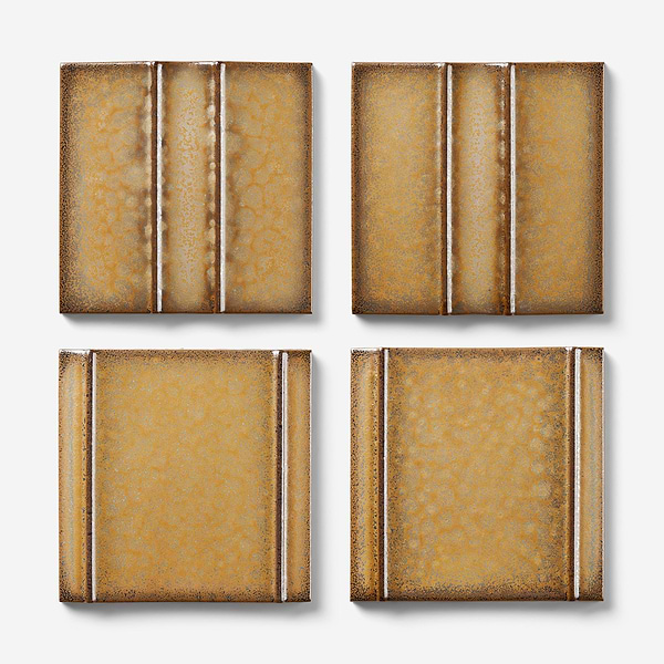 Kinro Golden Brown 6x6 Metallic Look Matte Porcelain Tile in Golden Brown, View 5, open zoomed image