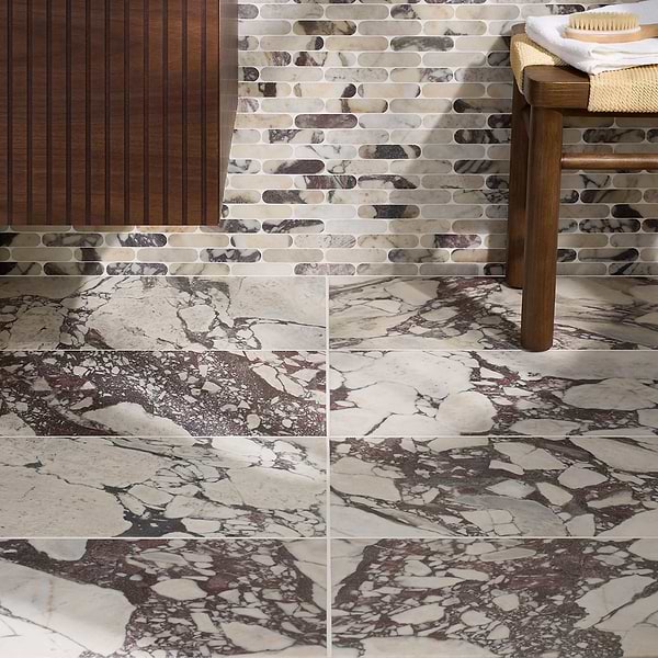 Calacatta Viola Premium 12x24 Honed Marble Tile