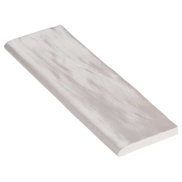 Montauk Fog 2x8 Mixed Finish Ceramic Bullnose
