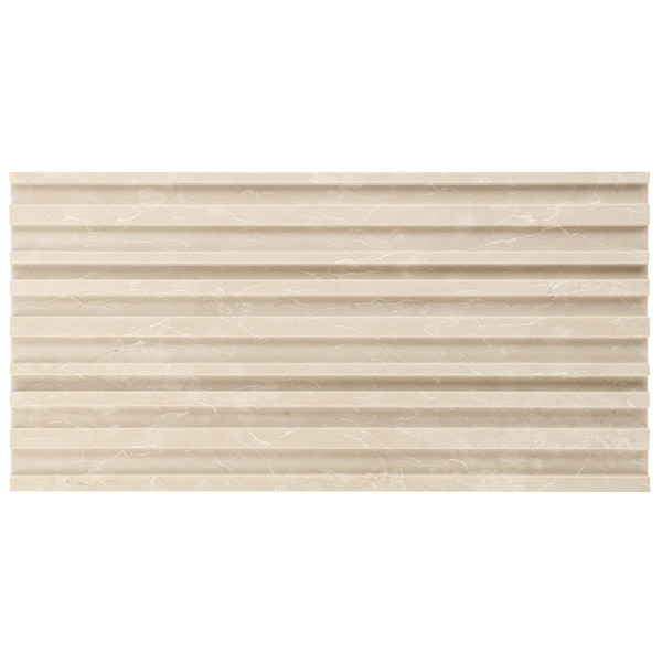 Stonework Barcode Botticino 12x24 3D Polished + Honed Marble Tile