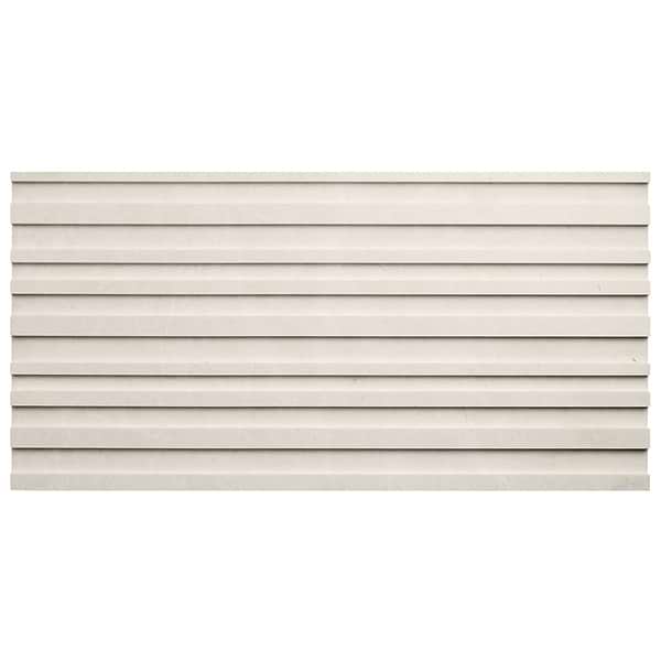 Stonework Barcode Vanilla Warm White 12x24 3D Polished and Honed Marble Tile