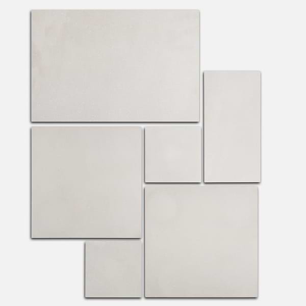 Sendero Portland Beige French Pattern Brushed Limestone 2CM Outdoor Paver