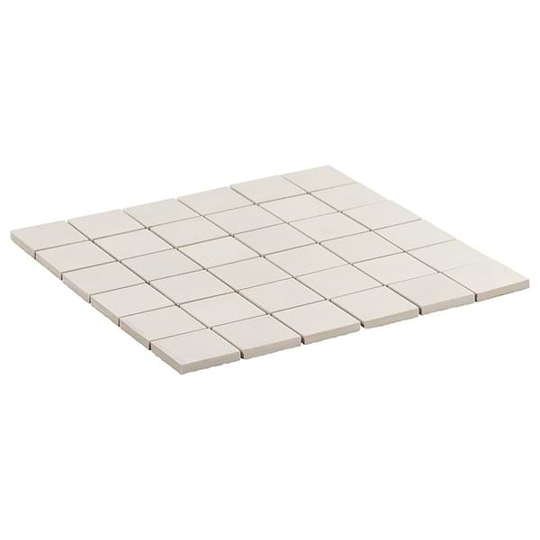 Clay Calm White 2x2 Matte Porcelain Mosaic
