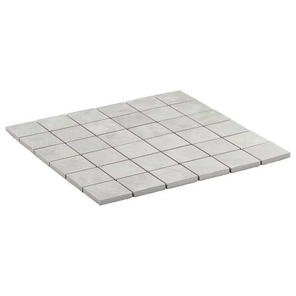 Clay Delight Gray 2x2 Matte Porcelain Mosaic