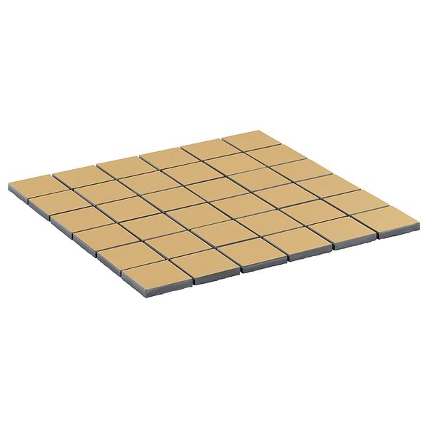 Clay Glee Yellow 2x2 Matte Porcelain Mosaic