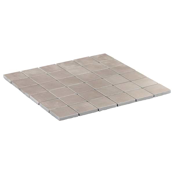 Clay Trust Gray 2x2 Matte Porcelain Mosaic