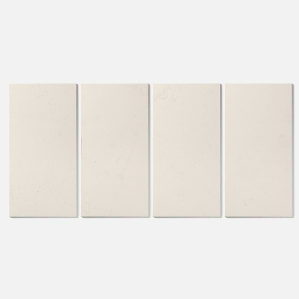 Bianco Perlino 12x24 Brushed Marble Tile