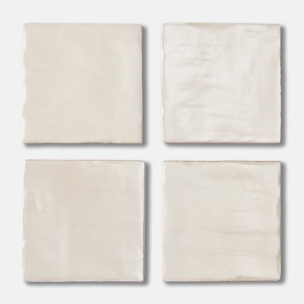 Montauk Sand Dune Beige 4x4 Mixed Finish Ceramic Tile in Cream, View 8, open zoomed image