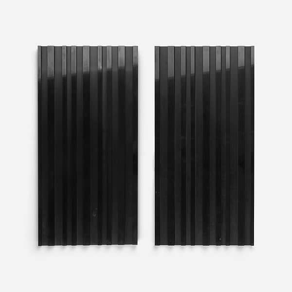Stonework Barcode Black Jade 12x24 3D Polished Marble Tile