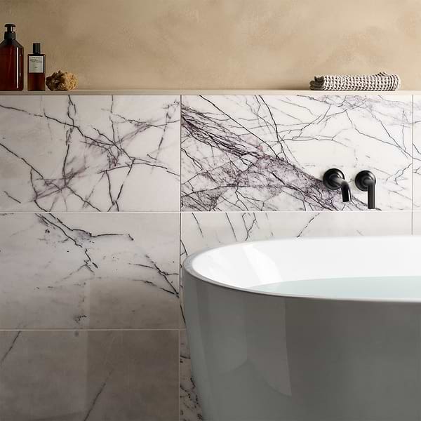 Lilac Premium 12x24 Polished Marble Tile