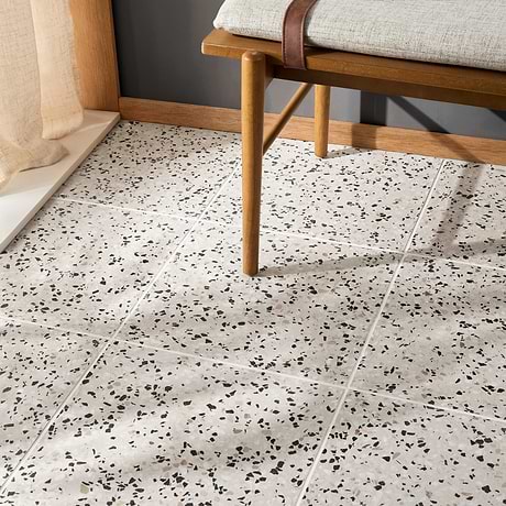 True Terrazzo Foro Beige 16x16 Polished Terrazzo Tile