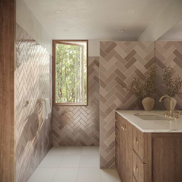 Portmore Taupe 3x8 Glazed Ceramic Tile