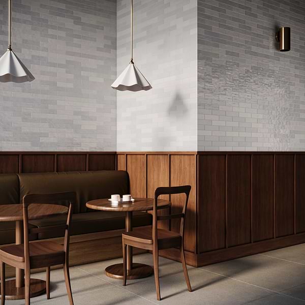 Montauk Fog 2x8 Gray Mixed Finish Ceramic Tile