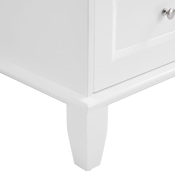 Nora White 24" Single Vanity with Pure White Quartz Top