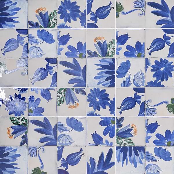 Angela Harris Wilder Portobella Decor 8x8 Mural Matte Porcelain Tile