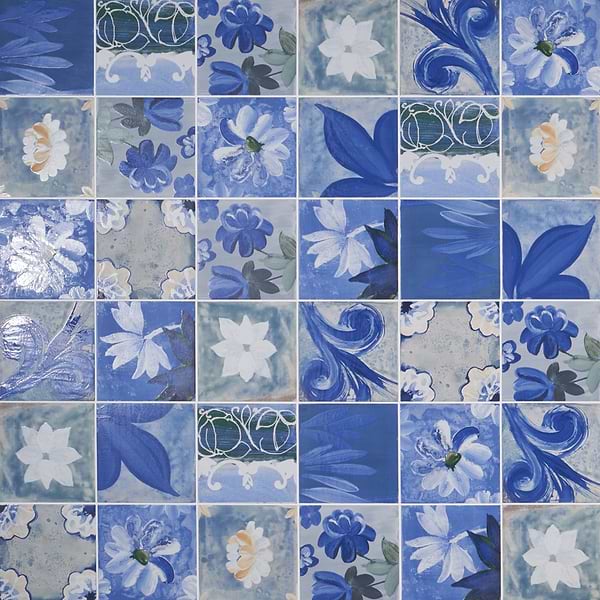 Angela Harris Wilder Portofina Decor 8x8 Matte Porcelain Tile