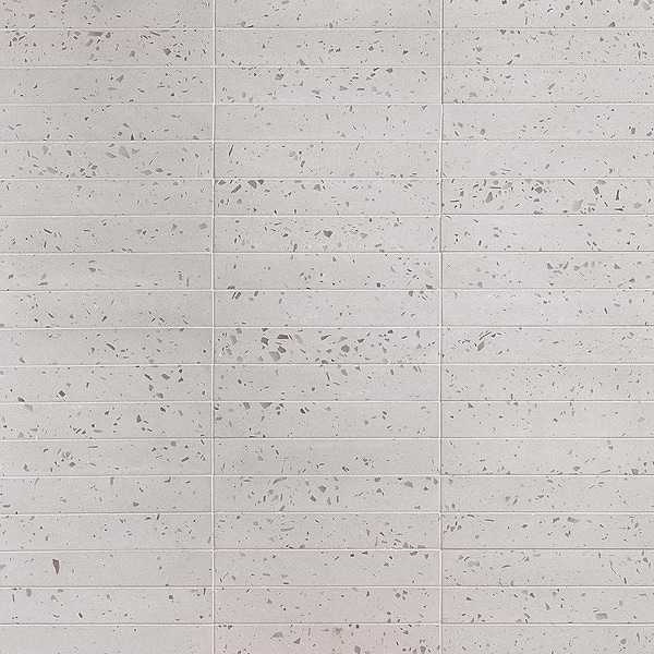Mancala Lunar Gray 3x16 Matte Terrazzo Tile