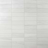 Bianco Dolomite White 4x12 Premium Polished Marble Tile