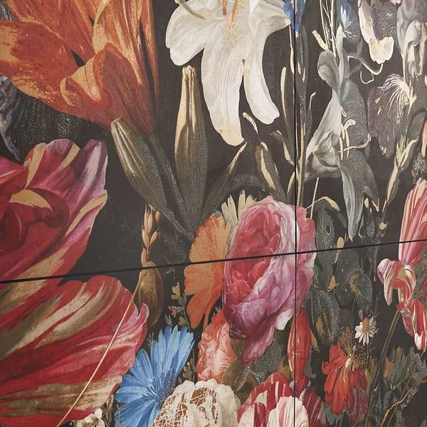 Art Gallery by Paula Purroy Bouquet Multicolor 24x48 Artisan Decor Matte Porcelain Tile