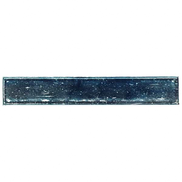 Komorebi Brick Jet Stream Blue 2x12 Polished Glass Subway Tile