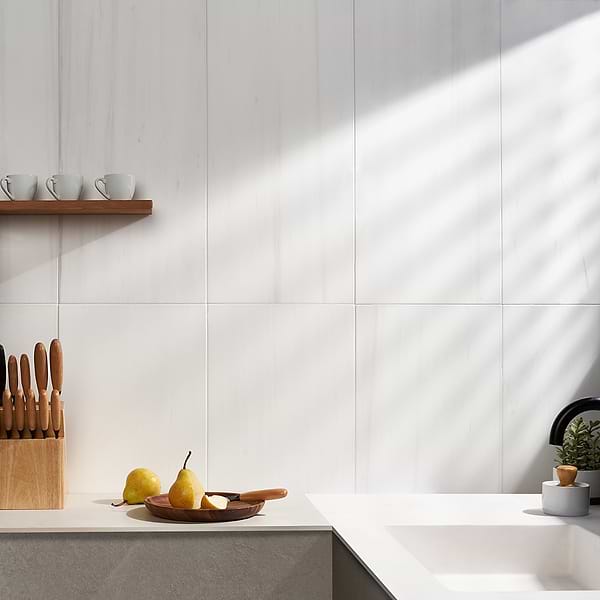 Bianco Dolomite White 12x24 Premium Honed Marble Tile
