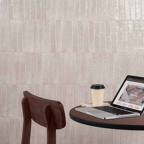Wabi Sabi Agata Gray 1.5x9 Crackled Glossy Ceramic Tile