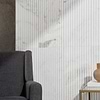 Stonework Peak Alaska White 12x24 3D Satin Marble Tile