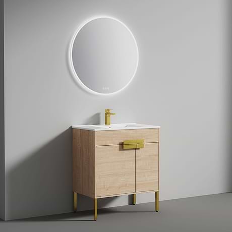 Portofino 30'' Maple Vanity And Counter