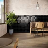Montauk Jet 4x4 Mixed Finish Ceramic Tile