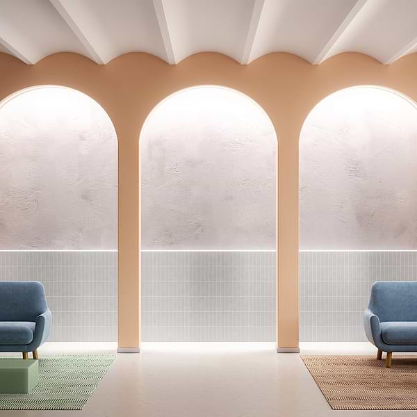 Color One Mist Gray 2x8 Matte Cement Tile