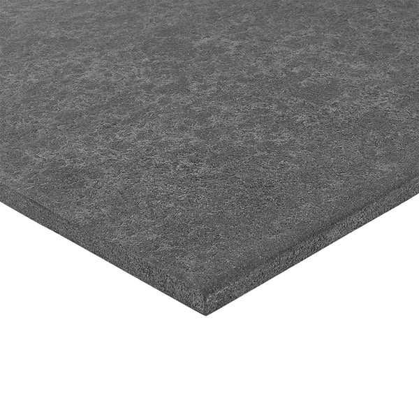Pietra Basalt Black 12x24 Flamed and Brushed Basalt Tile