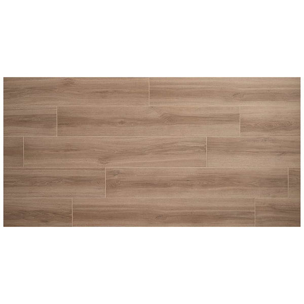 Marsai Natural Oak 10x60 Wood Look Matte Porcelain Tile in Brown, View 6, open zoomed image