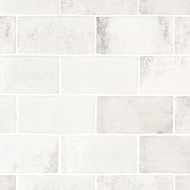 Parma Brick White 4x8 Terracotta Look Matte Ceramic Tile