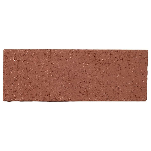 Brownstone Red 3x7 Tumbled Wire Cut Clay Thin Brick Tile
