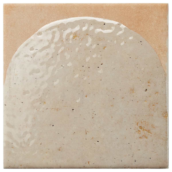 Essa Deco Sand Beige 6x6 Terracotta Look Polished and Matte Porcelain Tile in Beige, Terracotta, View 6, open zoomed image