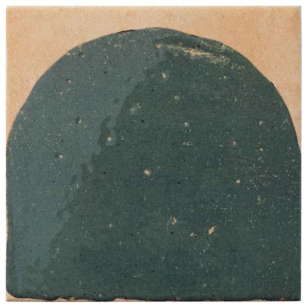 Essa Deco Green 6x6 Terracotta Look Polished and Matte Porcelain Tile in Green, Terracotta, View 6, open zoomed image