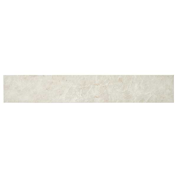 Grand Taj Mahal Pearl Beige 4x24 Stone Look Matte Porcelain Tile in Beige, View 6, open zoomed image