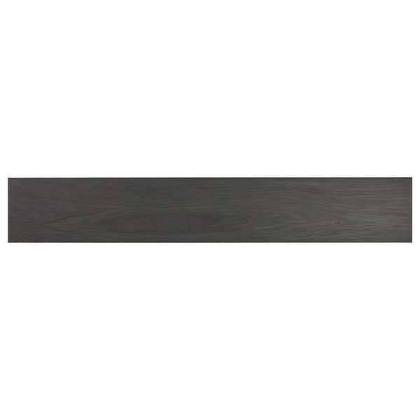 Millie Ebony Black 8x48 Wood Look Matte Porcelain Tile in Black, View 6, open zoomed image