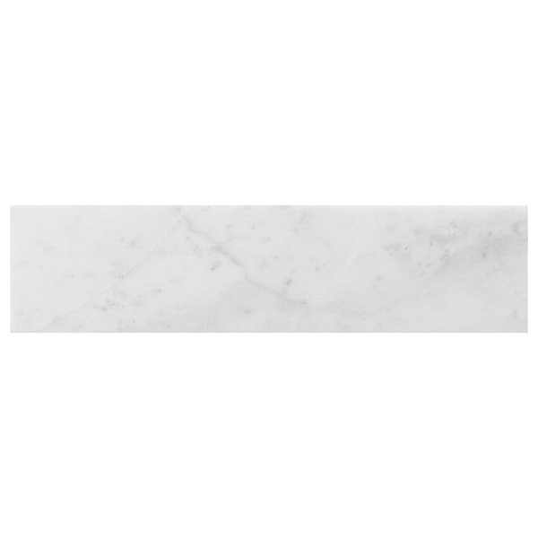Bianco Carrara 2x8 Polished Marble Tile