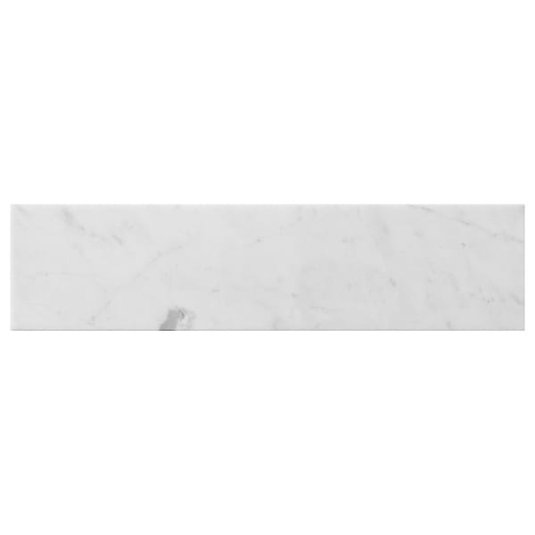 Bianco Carrara 3x12 Honed Marble Tile