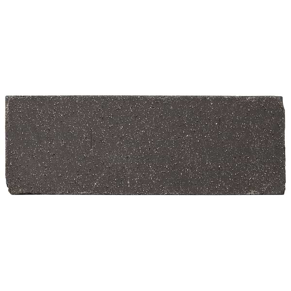 Brownstone Charcoal Black 3x7 Tumbled Wire Cut Clay Thin Brick Tile