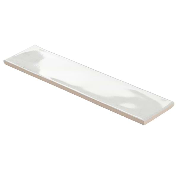 Castle Wind Chill White 3x12 Polished Ceramic Subway Tile in White, View 6, open zoomed image
