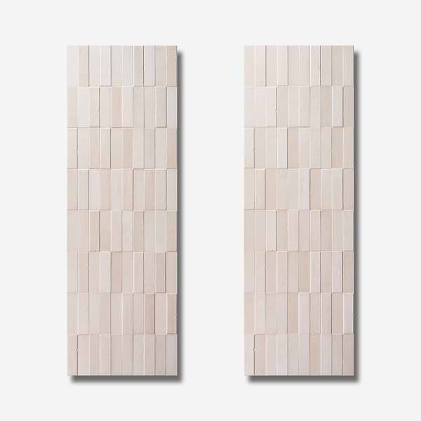 Devi Sand Beige 16x48 Textured Matte Ceramic Tile