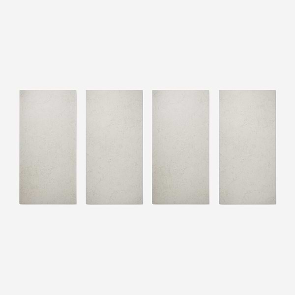 Corretta Bianco White 24x48 Matte Porcelain Tile in Warm White, View 6, open zoomed image