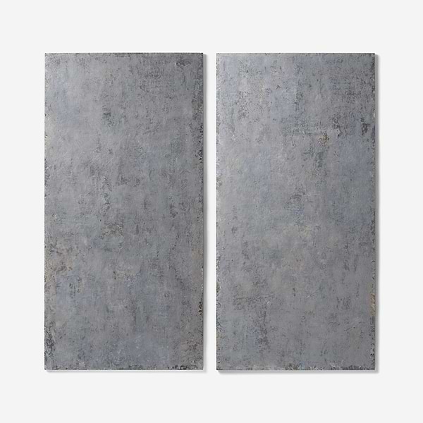 Portrait Ocean Blue 24x48 Matte Porcelain Tile in Blue Gray, View 6, open zoomed image