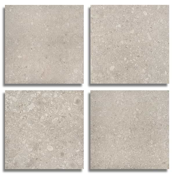 Rizo Gray 48x48 Terrazzo Look Matte Porcelain Tile
